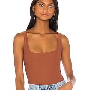 ALIX NYC “Mott” Bodysuit in Brown NWT